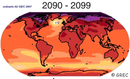 Prévision du réchauffement