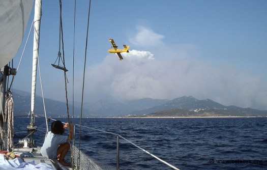 Arrivée dans le golfe de Propriano