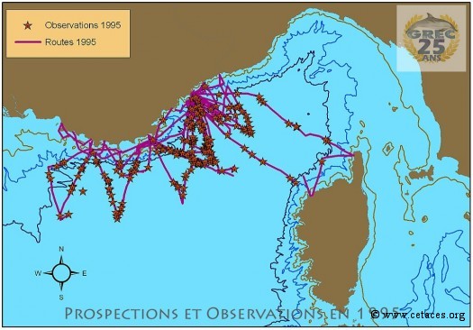 Prospections et observations en l'an 95