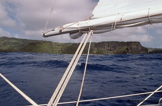 Rurutu, moins attrayante au niveau des abris, plus connue pour les baleines