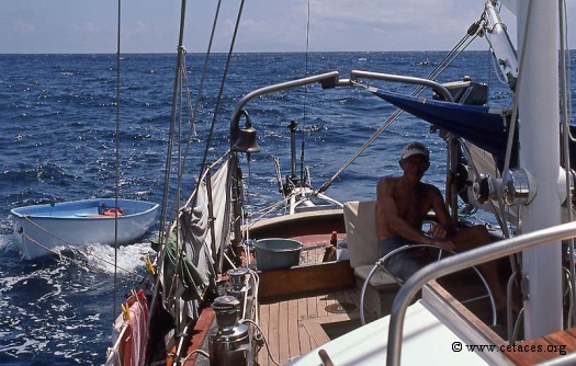 Jean-Claude Tricotet, propriétaire et patron du ketch Eleuthera