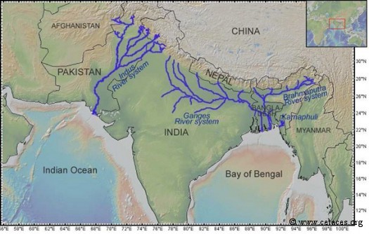 Les bassins de l'Indus et du Gange